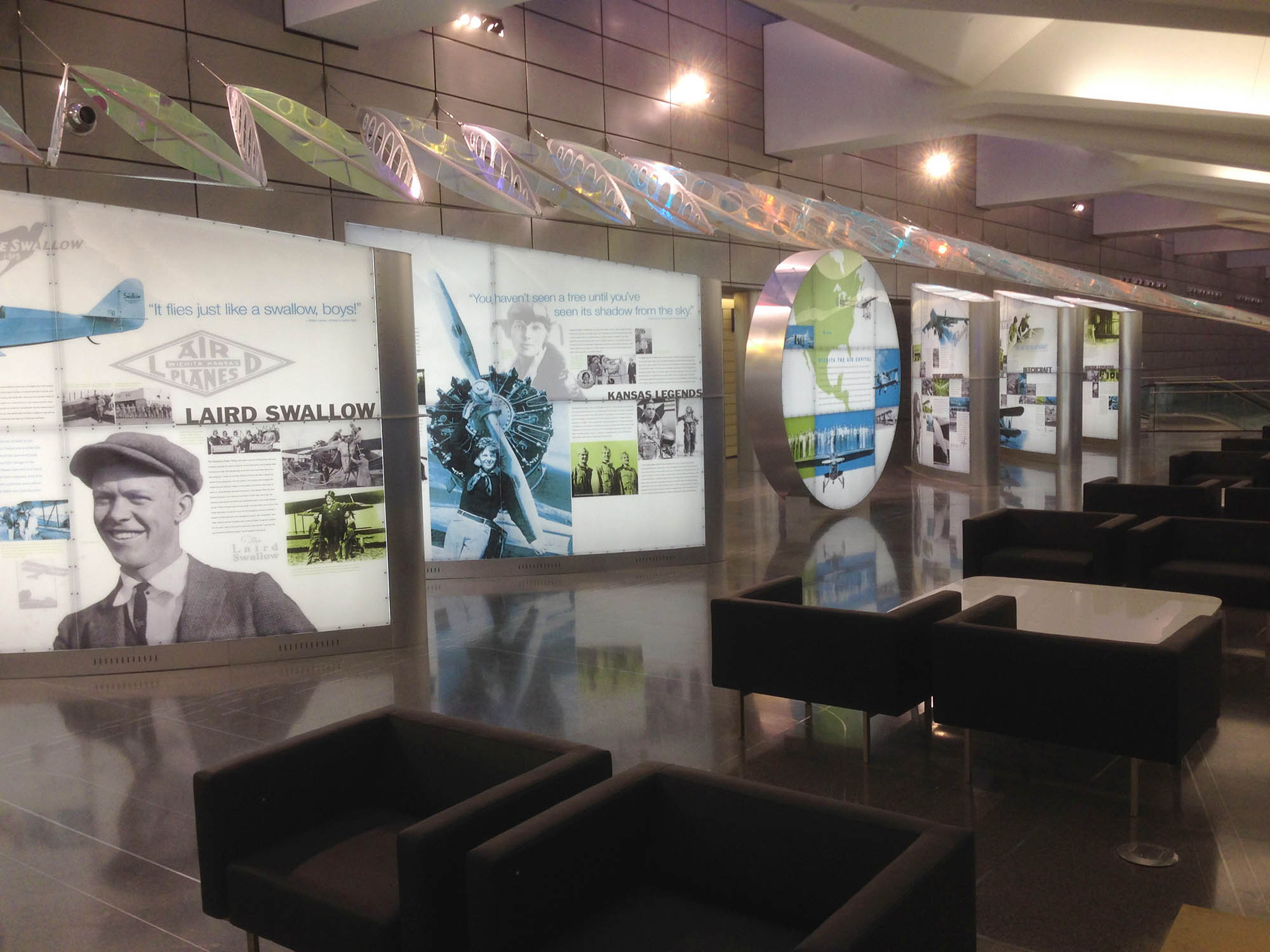 Eisenhower Airport Historical Displays